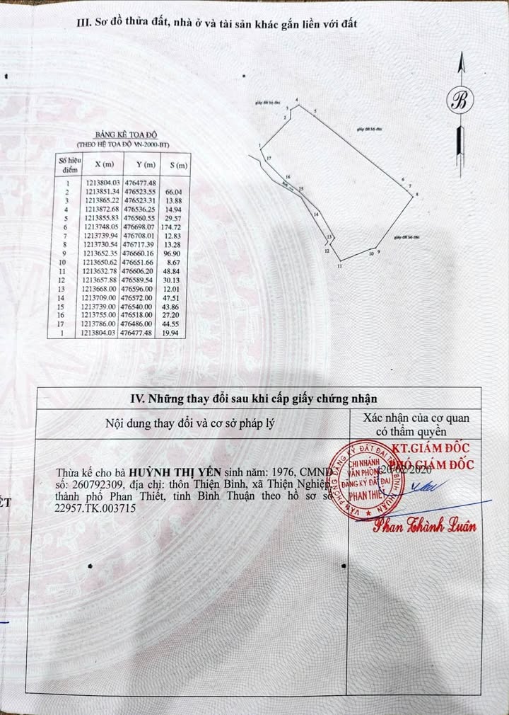 Đất nền Thiện Nghiệp Phan Thiết 39.000m² giá 7.8 tỷ - Cơ hội đầu tư vàng!