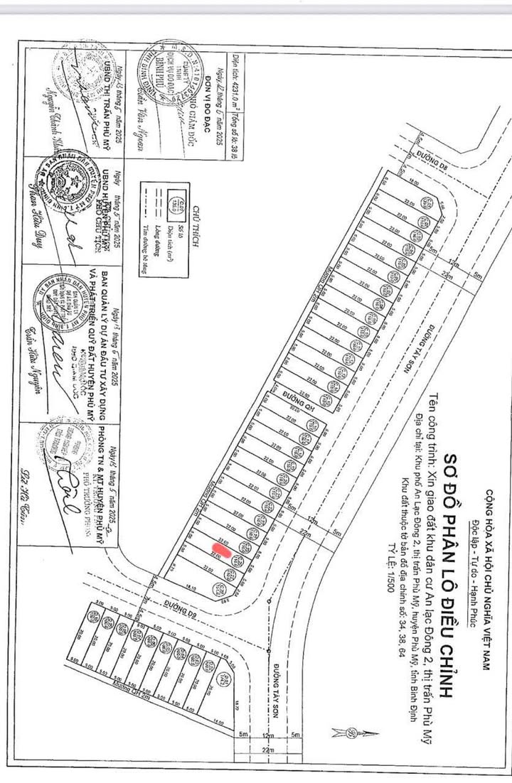 Đất mặt tiền đường Tây Sơn Phù Mỹ 110m² giá thỏa thuận - Đầu tư sinh lời tuyệt vời!