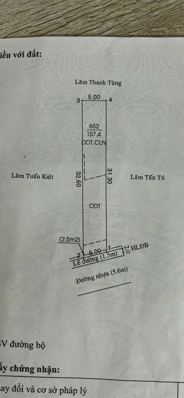 Đất thổ cư 157m² đường Lê Hồng Phong, Thủ Dầu Một - Giá chỉ 30 triệu/m²!