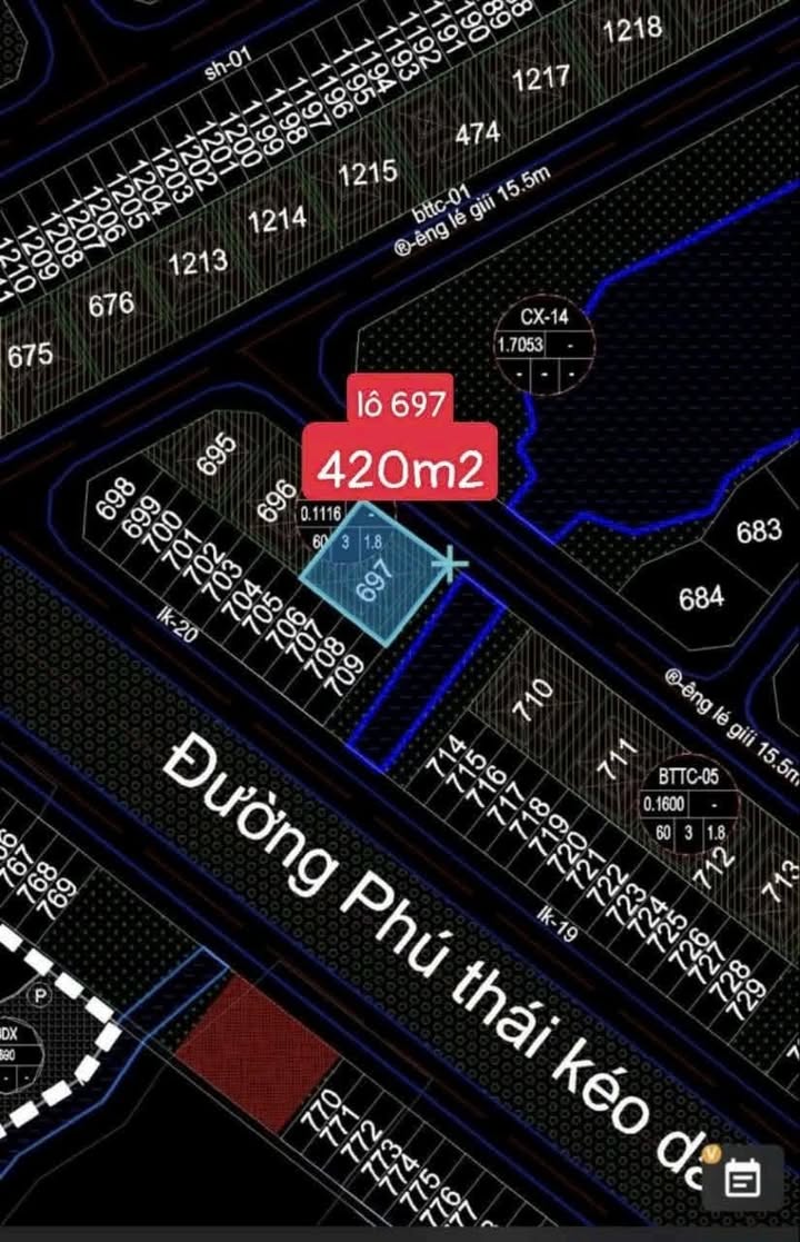 Đất nền mặt hồ Big C Thái Nguyên 420m² giá chỉ 23.1 tỷ - Cơ hội đầu tư tuyệt vời!