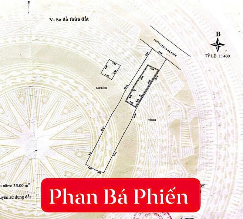 Lô đất mặt tiền đường Phan Bá Phiến, Đà Nẵng 335m² giá 16 tỷ - Cơ hội đầu tư hấp dẫn!