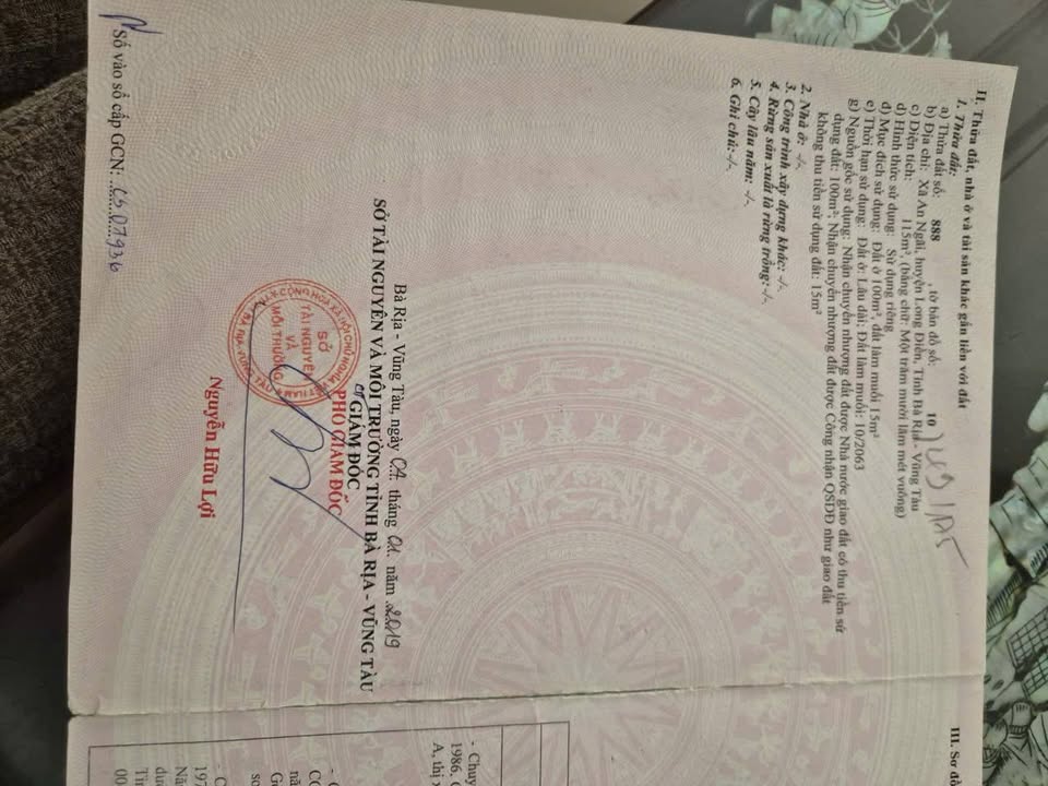 Đất nền An Ngãi Long Điền 115m² giá 1.2 tỷ - Đầu tư sinh lời cao!