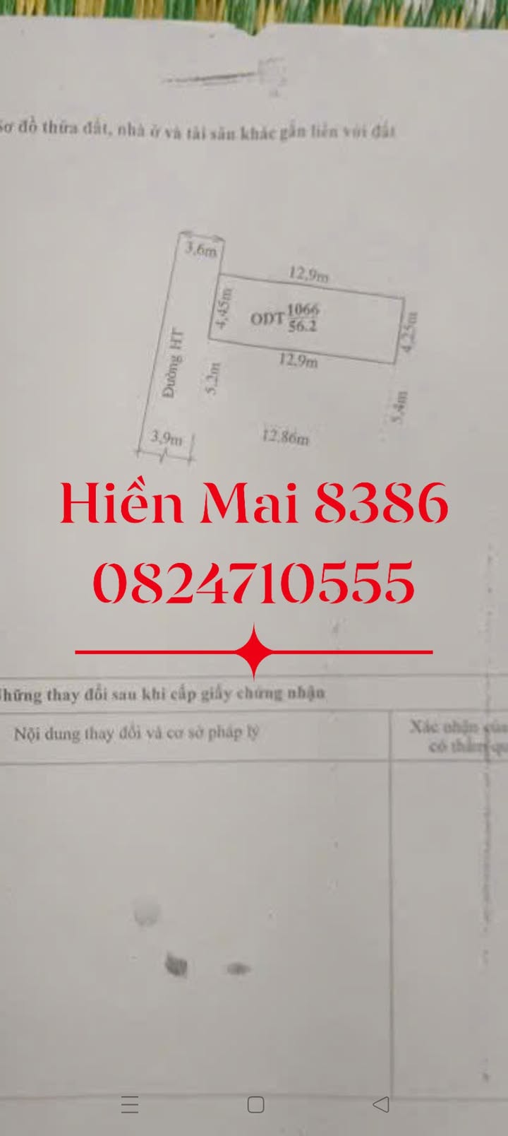 Lô đất đẹp trục chính đường Thủ Phác 57m² giá 1.95 tỷ - Chính chủ bán gấp!