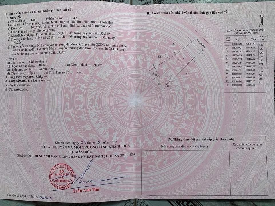 Đất nền Ninh Hiệp 204m² giá 2.5 tỷ - Vị trí đẹp, tiện ích đầy đủ!