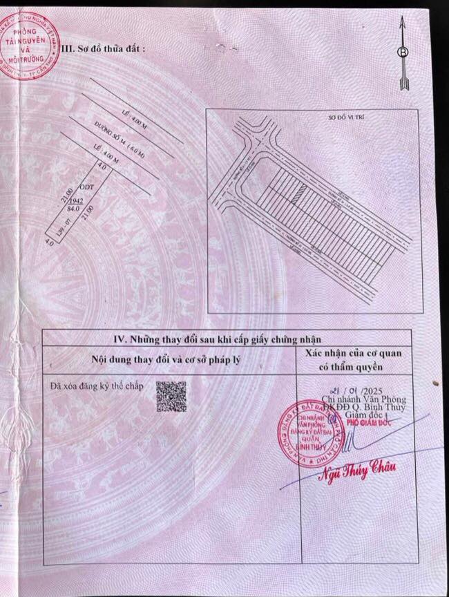 Cặp nền đất KDC Ngân Thuận, Bình Thủy, Cần Thơ - 84m² giá 1.75 tỷ - Cơ hội đầu tư hiếm có!