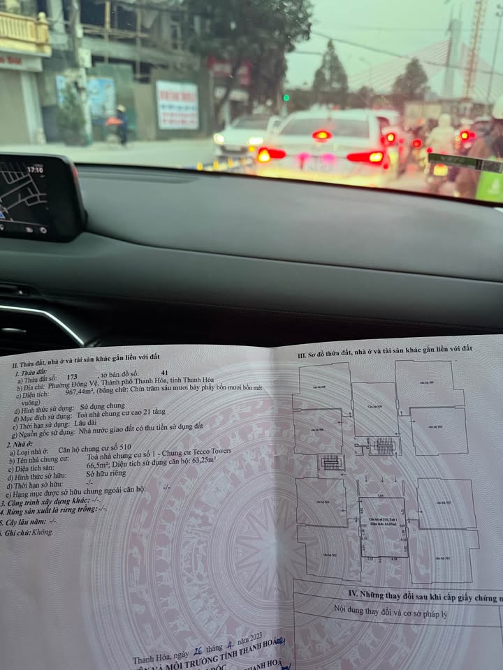 Chung cư Tecco Đông Vệ 67m² giá 1.1 tỷ - View nội khu, giao dịch nhanh!