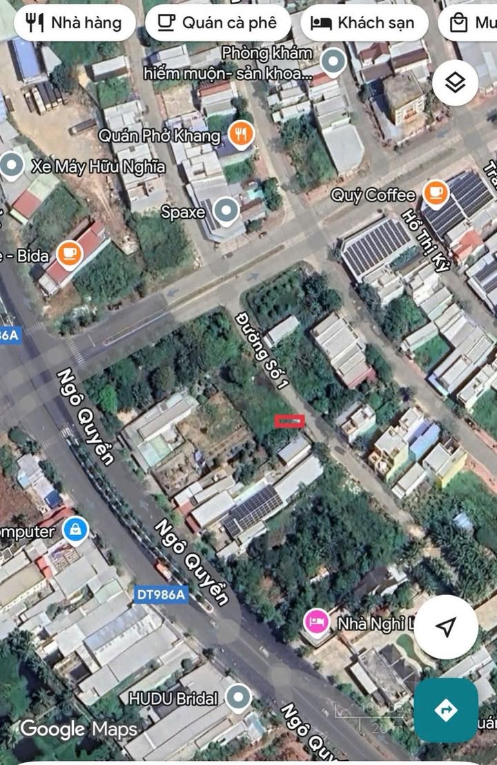 Đất nền đường Số 1, phường An Xuyên, Cà Mau 66m² - Vị trí thuận lợi gần trường học!