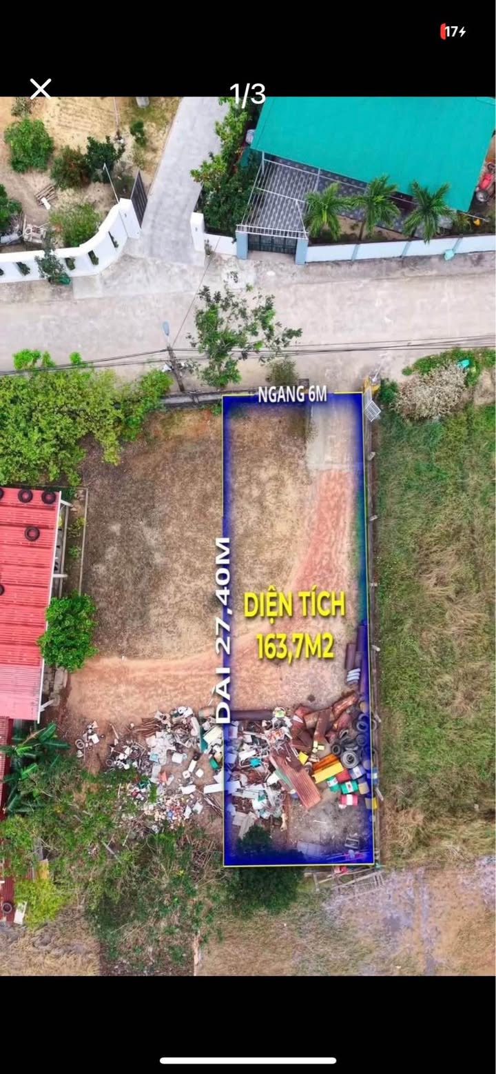 Đất nền phường Bắc Lý, Đồng Hới 162m² giá 1.1 tỷ - Hướng Đông, ô tô tránh nhau!