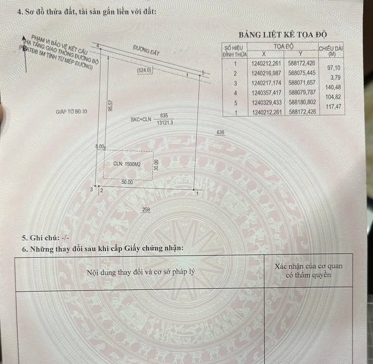 Đất SKC Long Nguyên 1.3ha giá 36 tỷ - Vị trí đắc địa, đầu tư sinh lời!