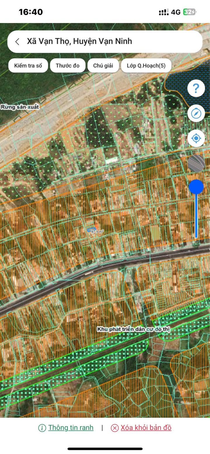 Đất nền xã Đại Lãnh, Vạn Ninh 97m² giá 750 triệu - Cơ hội đầu tư tốt!