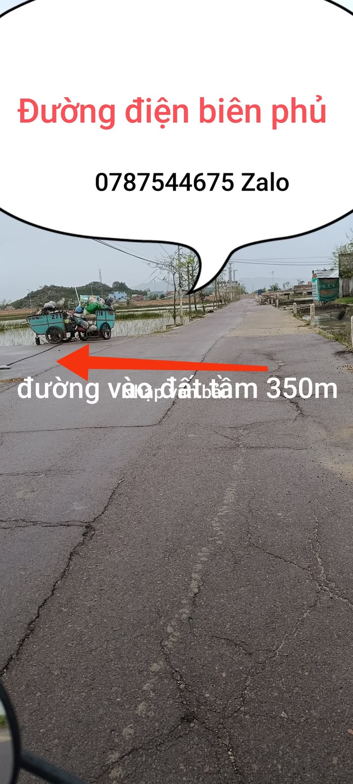 Đất Lộc Hạ Phước Thuận Tuy Phước 119m² giá 600 triệu - Đường ô tô, dân cư đông đúc!