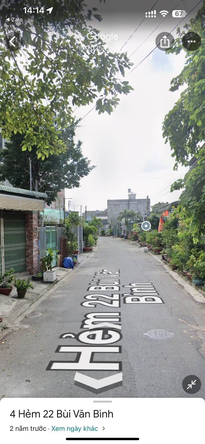 Mặt bằng cho thuê tại hẻm 22 Bùi Văn Bình, 420m² - Vị trí thuận lợi cho kinh doanh!