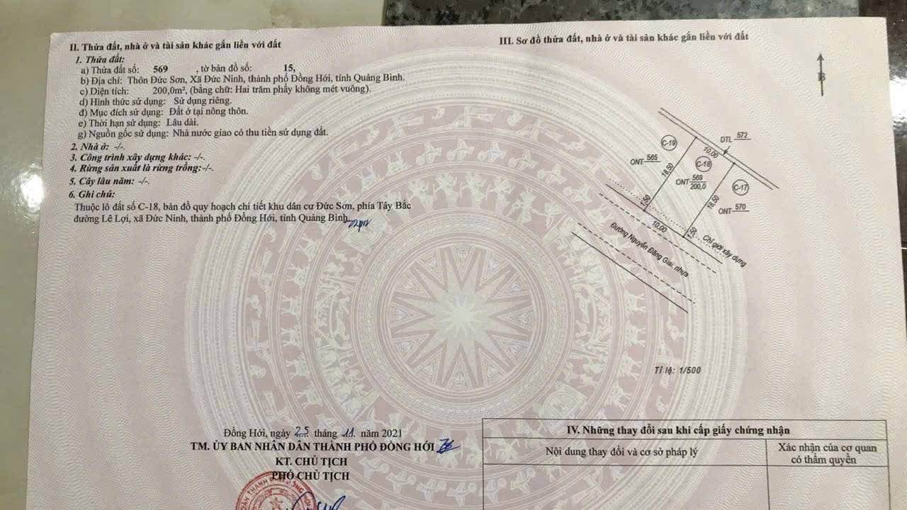 Đất nền dự án Đức Sơn, Đức Ninh 200m² giá 2.2 tỷ - Đầu tư sinh lời lý tưởng!