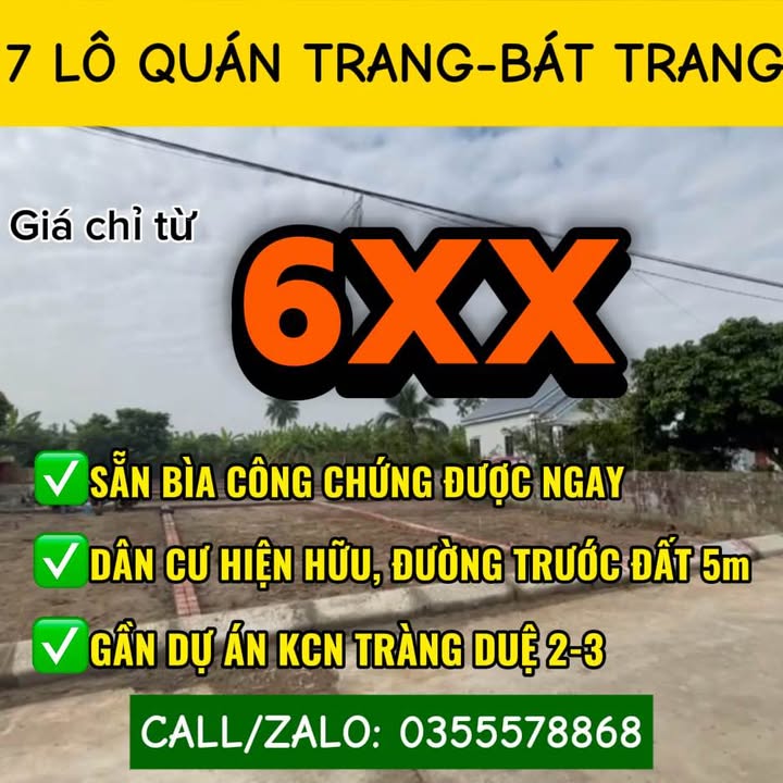 Đất nền Bát Tràng An Lão 6m² giá 600 triệu - Đầu tư sinh lời ngay!