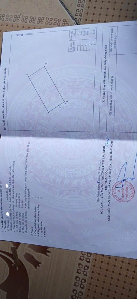 Lô đất 55.5m² trục chính khu Đại Phúc, Bắc Ninh - Giá chỉ 4 tỷ!