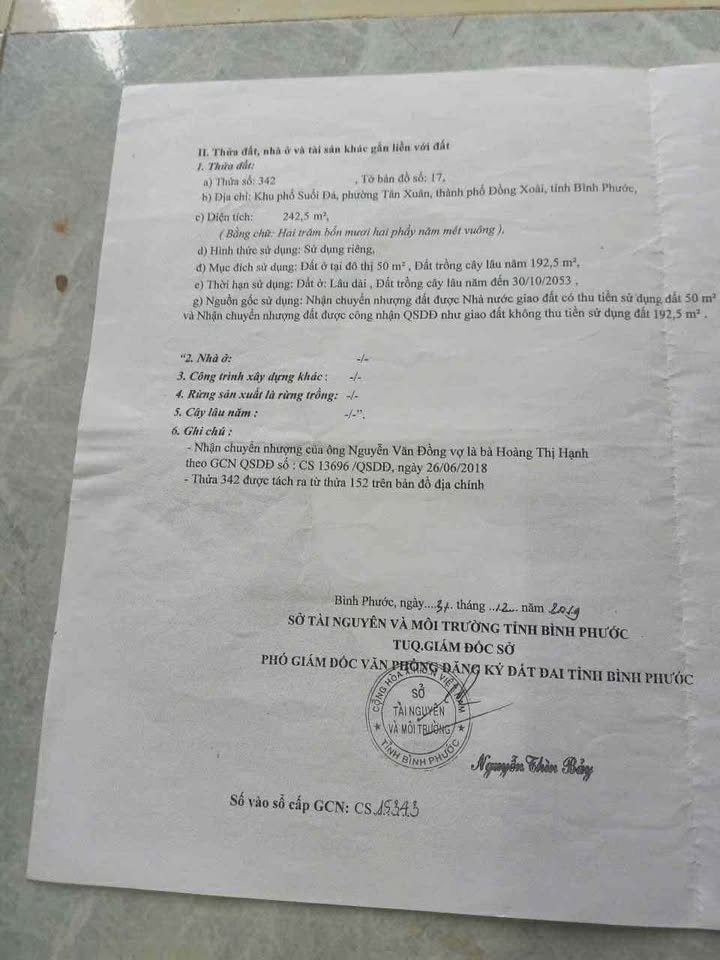 Nhà cấp 4 tại Tân Xuân, Đồng Xoài 240m² - Giá tốt thương lượng!