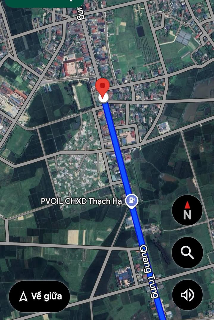 Đất mặt đường Quang Trung, Thạch Hạ 182m² - Hướng Đông, giá thỏa thuận!