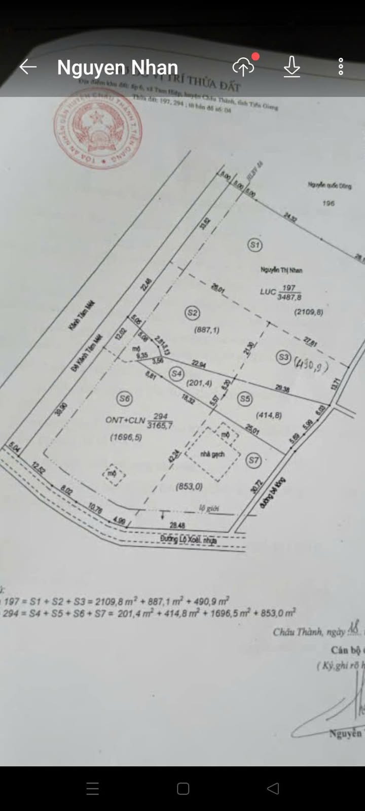 Đất nông nghiệp ấp 6, xã Tam Hiệp, 4100m² giá 3.075 tỷ - Cơ hội đầu tư sinh lời hấp dẫn!