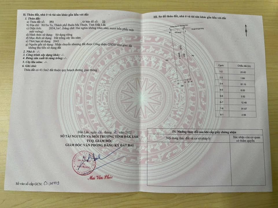 Đất vườn 7200m² tại Buôn Ma Thuột - Giá chỉ 3.25 tỷ, thương lượng nhẹ!