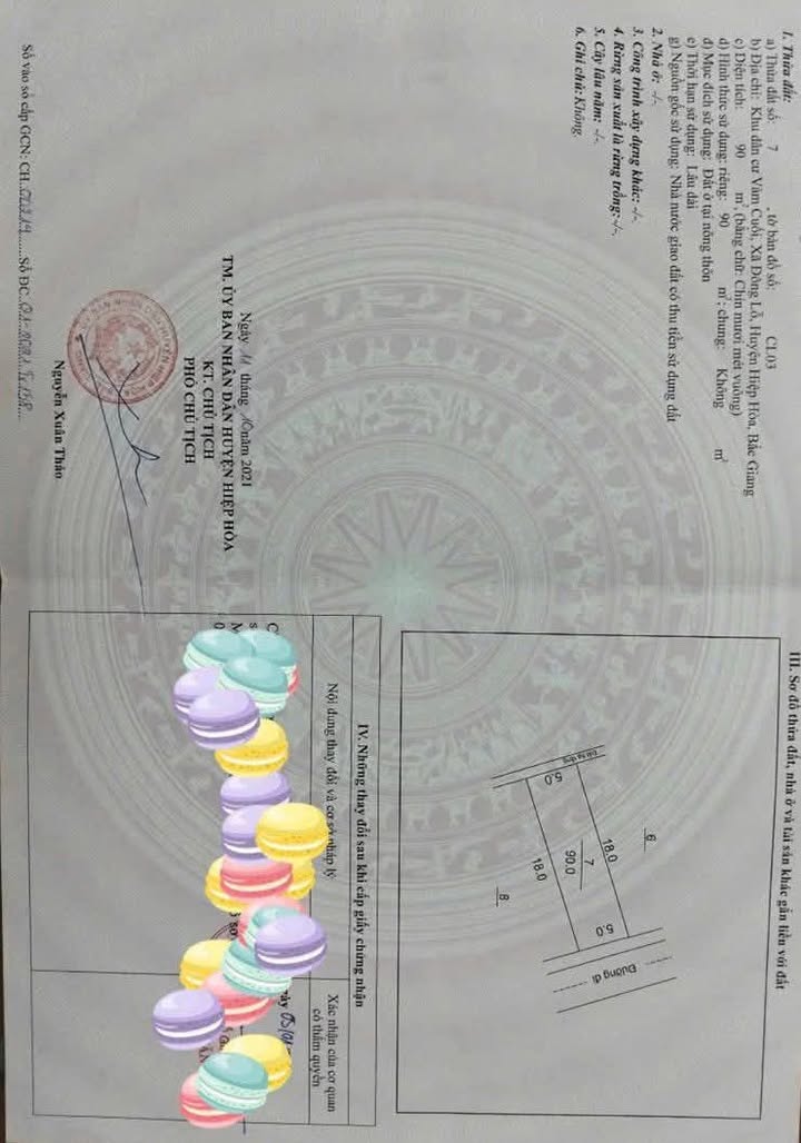 Đất nền Đông Lỗ, Hiệp Hòa 90m² giá 1 tỷ - Cơ hội đầu tư không thể bỏ lỡ!