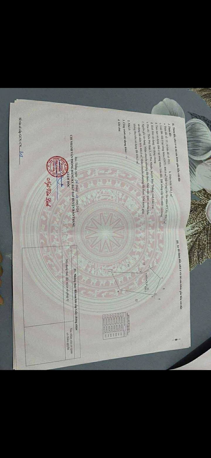 Trang trại Bảo Thắng 10.400m² giá 1.6 tỷ - Về ở ngay, có sẵn nhà và ao vườn!