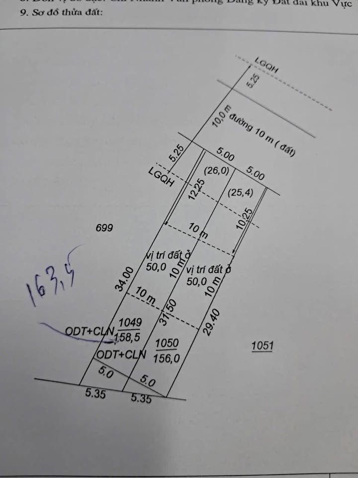 Đất thổ cư Hẻm 24 Trịnh Phong, Long Hoa, 160m² giá 143 triệu - Cơ hội đầu tư hấp dẫn!