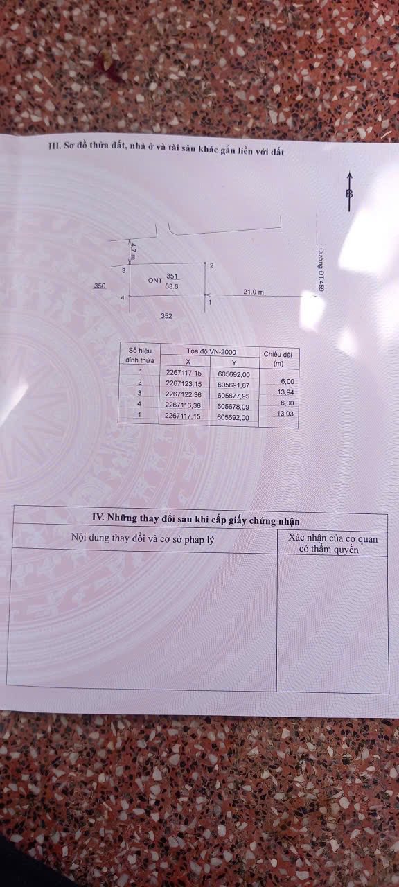 Đất nền Tân Học Thái Thụy 84m² giá 2 tỷ - Mặt tiền rộng 6m, thổ cư 100%!
