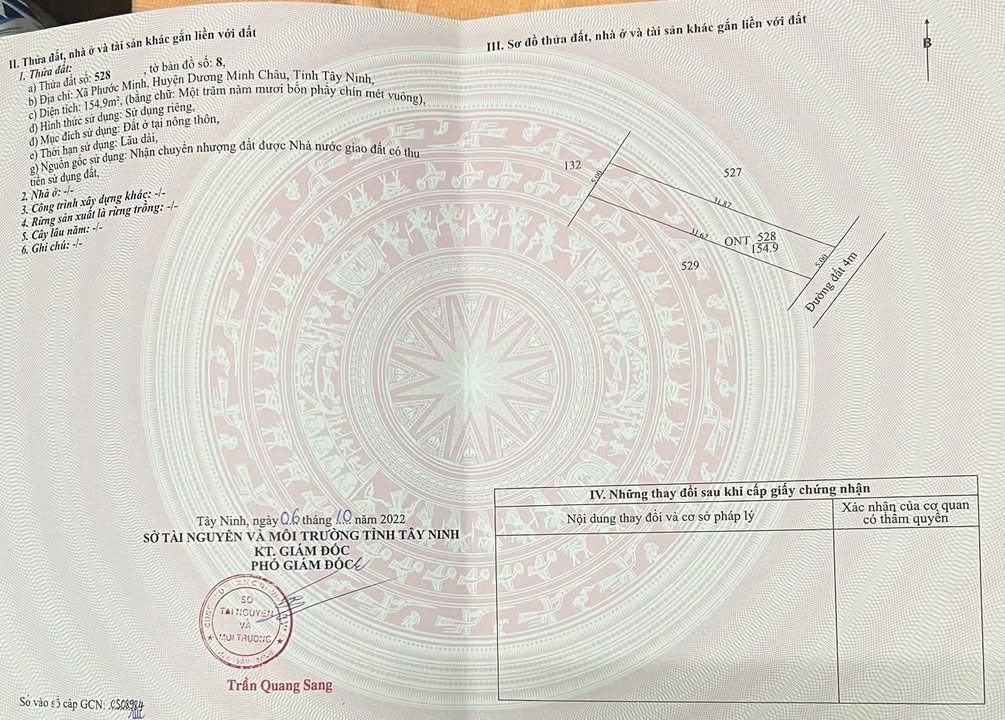 Đất nền Phước Minh, Dương Minh Châu 160m² giá 400 triệu - Cơ hội đầu tư hot!