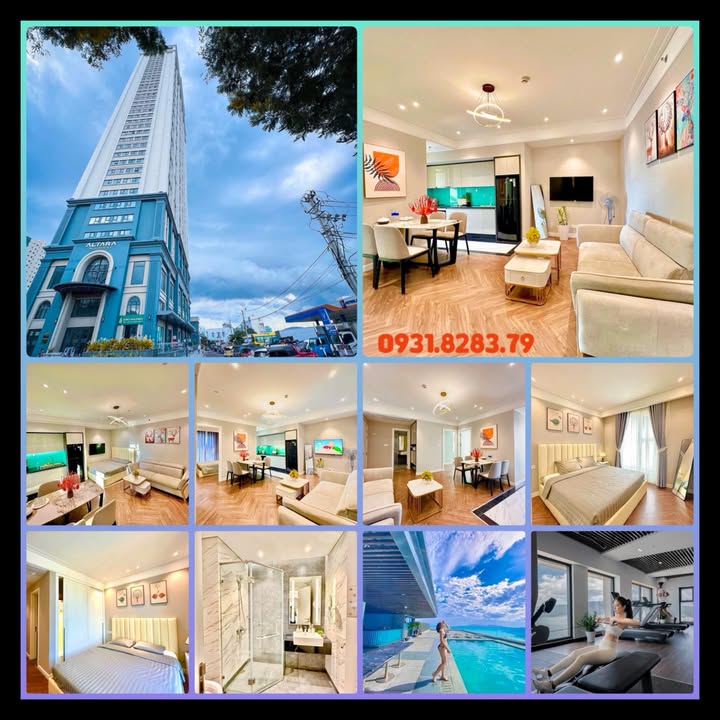 Căn hộ Altara Residence Quy Nhơn 61m² giá 1.85 tỷ - Bàn giao đầy đủ nội thất!