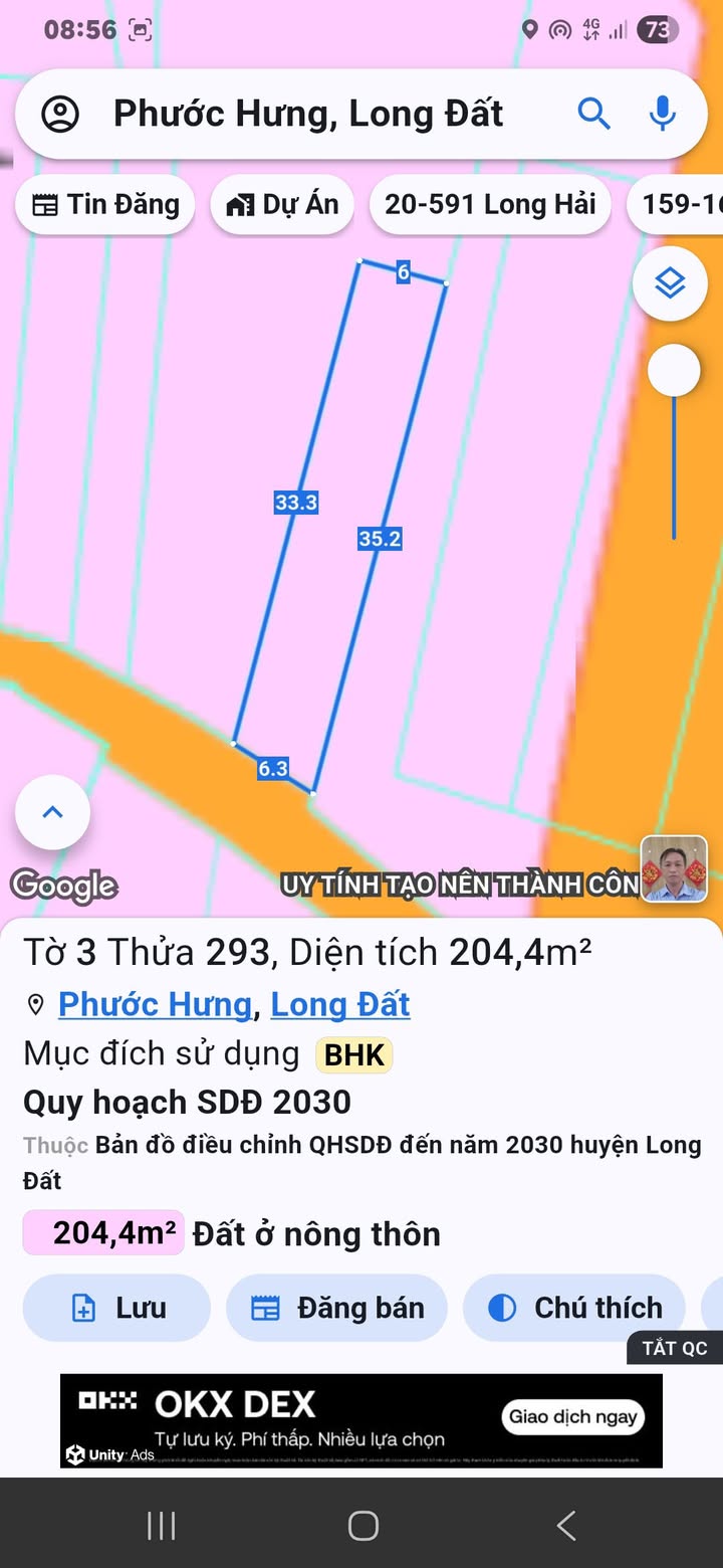 Đất nền Phước Hưng, Long Điền 100m² giá 1.5 tỷ - Dân cư sầm uất!