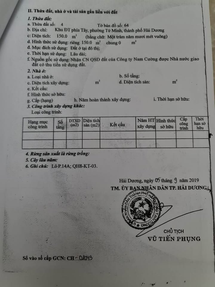 Đất biệt thự Plaza Tứ Minh 150m² giá 5.85 tỷ - Sổ hồng chính chủ