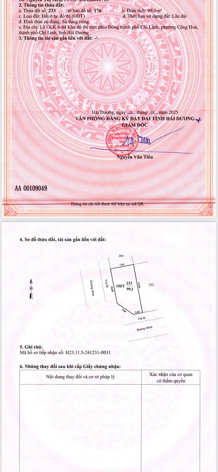 Đất nền ô góc 99m² Quốc Lộ 18, Chí Linh, giá 2.376 tỷ - Sổ hồng chính chủ!