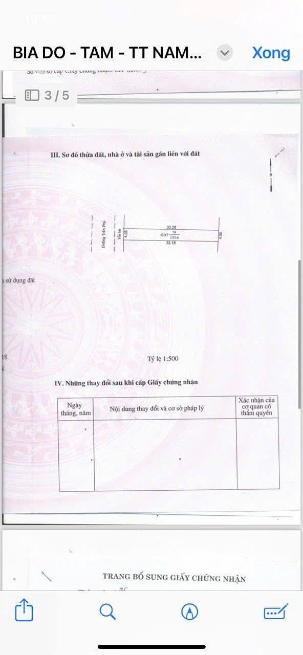 Nhà 2 tầng mặt đường Trần Phú - Nam Sách 133.6m² giá 5.5 tỷ - Kinh doanh sầm uất!