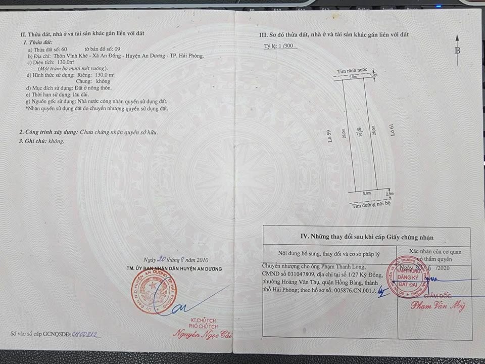 Đất nền Vĩnh Khê An Đồng 130m² giá 2.99 tỷ - Cơ hội đầu tư tuyệt vời!