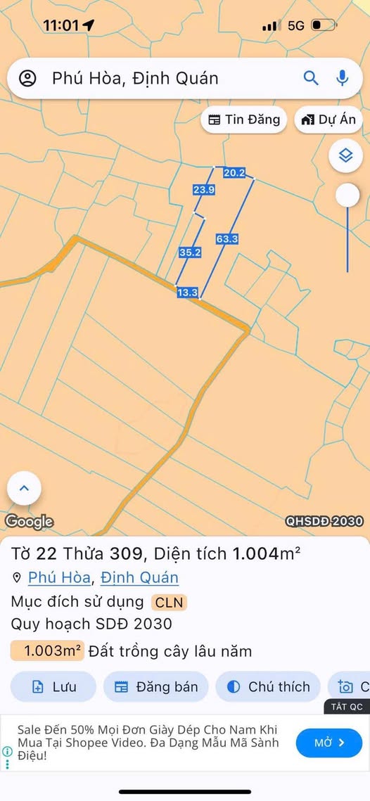 Đất nền Phú Hòa Đông Củ Chi 133m² giá 399 triệu - Sổ hồng chính chủ!