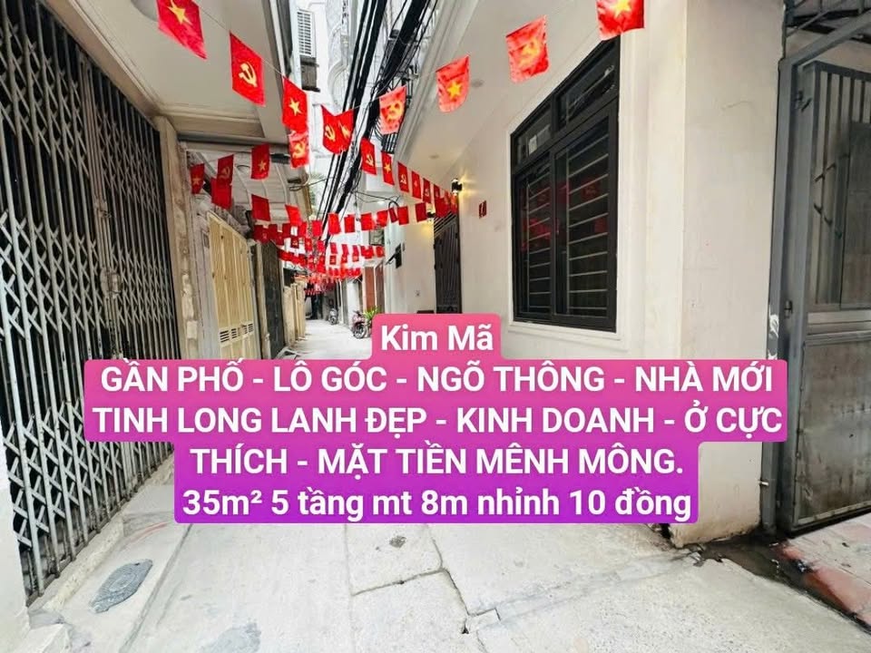 Nhà phố Kim Mã 35m² giá 10 tỷ - Kinh doanh sầm uất, thiết kế hiện đại!