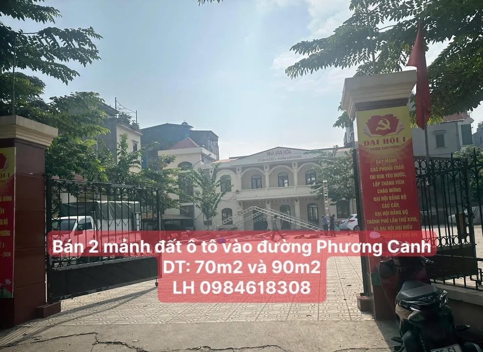 Đất nền Phương Canh - Nam Từ Liêm 70m² giá 12.95 tỷ - Lô góc ô tô tránh, xây tòa 7 tầng!
