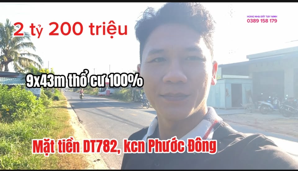 Đất thổ cư 387m² tại Truông Mít, Tây Ninh chỉ 2.2 tỷ - Vị trí đắc địa!