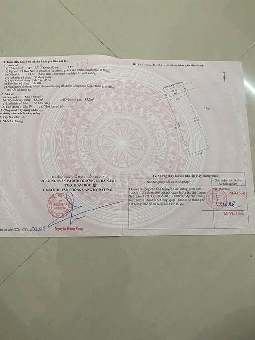 Nhà mặt tiền Hòa Nam 4, Đà Nẵng 94m² giá 5.1 tỷ - Đầu tư sinh lời hấp dẫn!