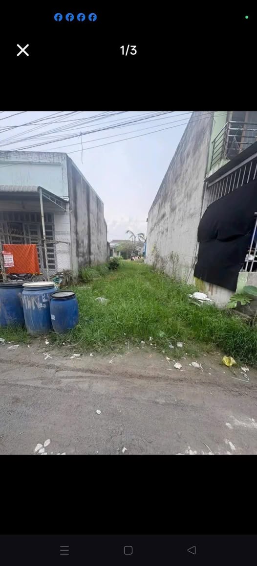 Đất nền Tám Bình, Đức Hòa, 100m² giá 1.25 tỷ - Đường thông, xây nhà đẹp!