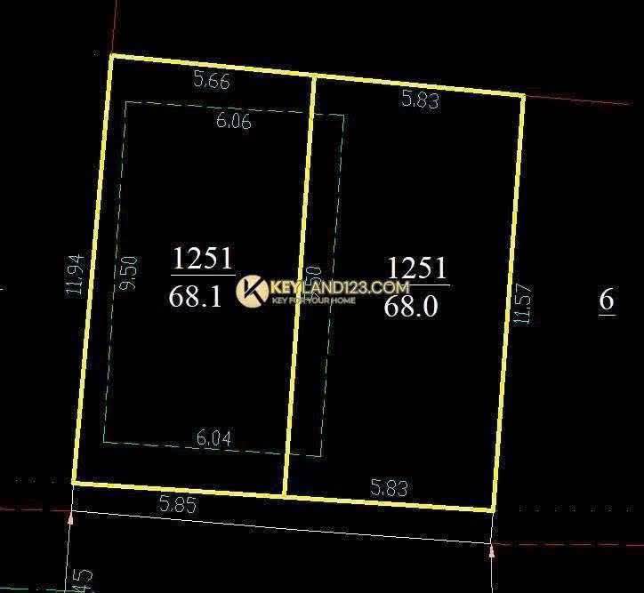 Lô đất đẹp đường Mai Hắc Đế, Đà Lạt 68m² giá 5.5 tỷ - Pháp lý chuẩn, tặng GPXD!