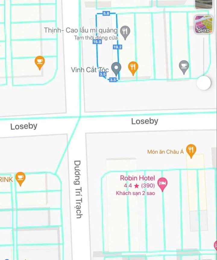 Đất nền góc 2 mặt tiền đường Loseby, Sơn Trà - Diện tích 108m² giá 27 tỷ - Cơ hội đầu tư hấp dẫn!