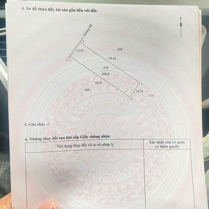 Đất nền Thới Hòa Trà Ôn 844m² giá 135 triệu - Sổ đỏ chính chủ, pháp lý rõ ràng!