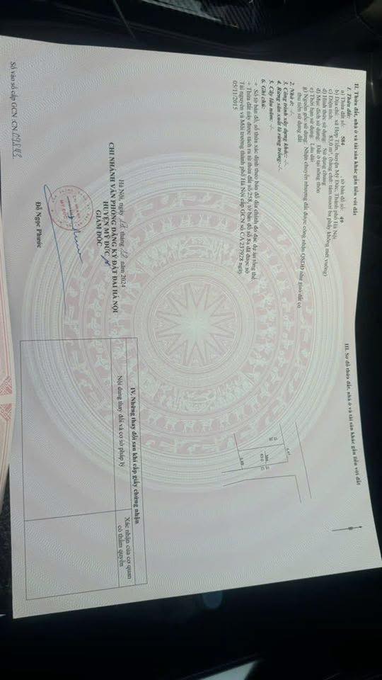 Đất thổ cư 83m² tại Hợp Tiến, Mỹ Đức - Chính chủ bán gấp!