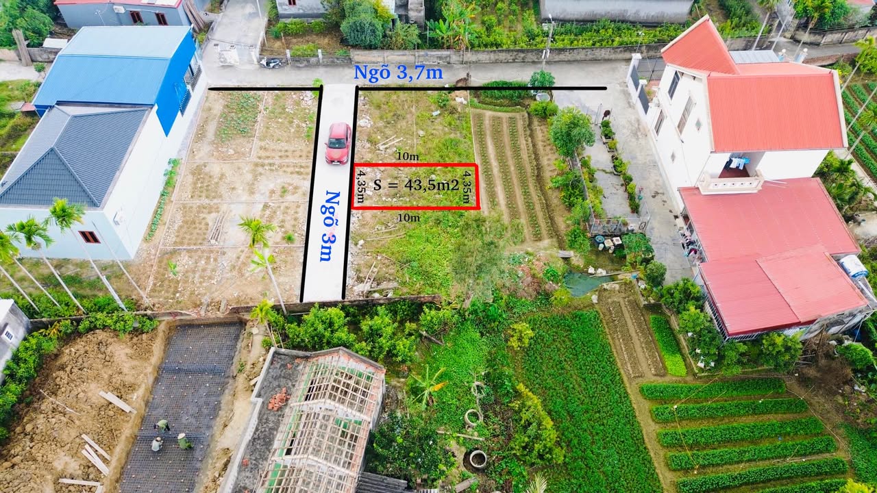 Đất nền Đằng Hải 43,5m² giá 1.6 tỷ - Vị trí đẹp, ô tô đỗ tận nơi!