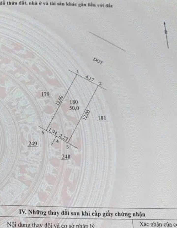 Đất dịch vụ Tân Tây Đô Đan Phượng 50m² - Vị trí đắc địa, tiềm năng tăng giá!