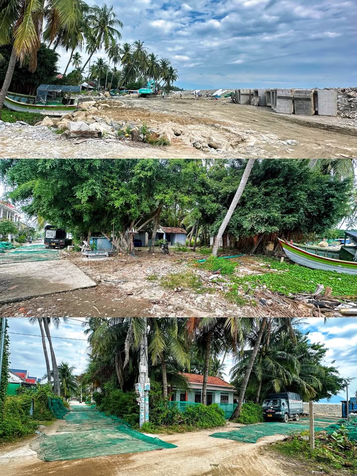 Đất mặt biển KKT Vân Phong 585.6m² giá 30 triệu/m² - Lô góc 3 mặt tiền, dân cư đông đúc!