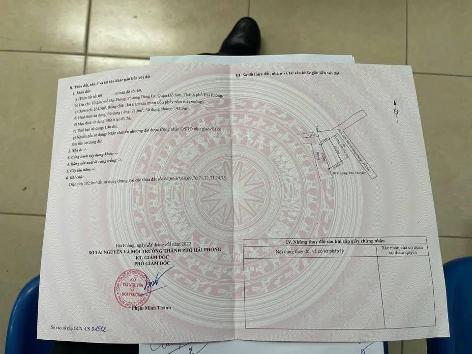 Đất nền Bàng La - Đồ Sơn 71.6m² giá 1 tỷ - Đường ô tô đỗ cửa!