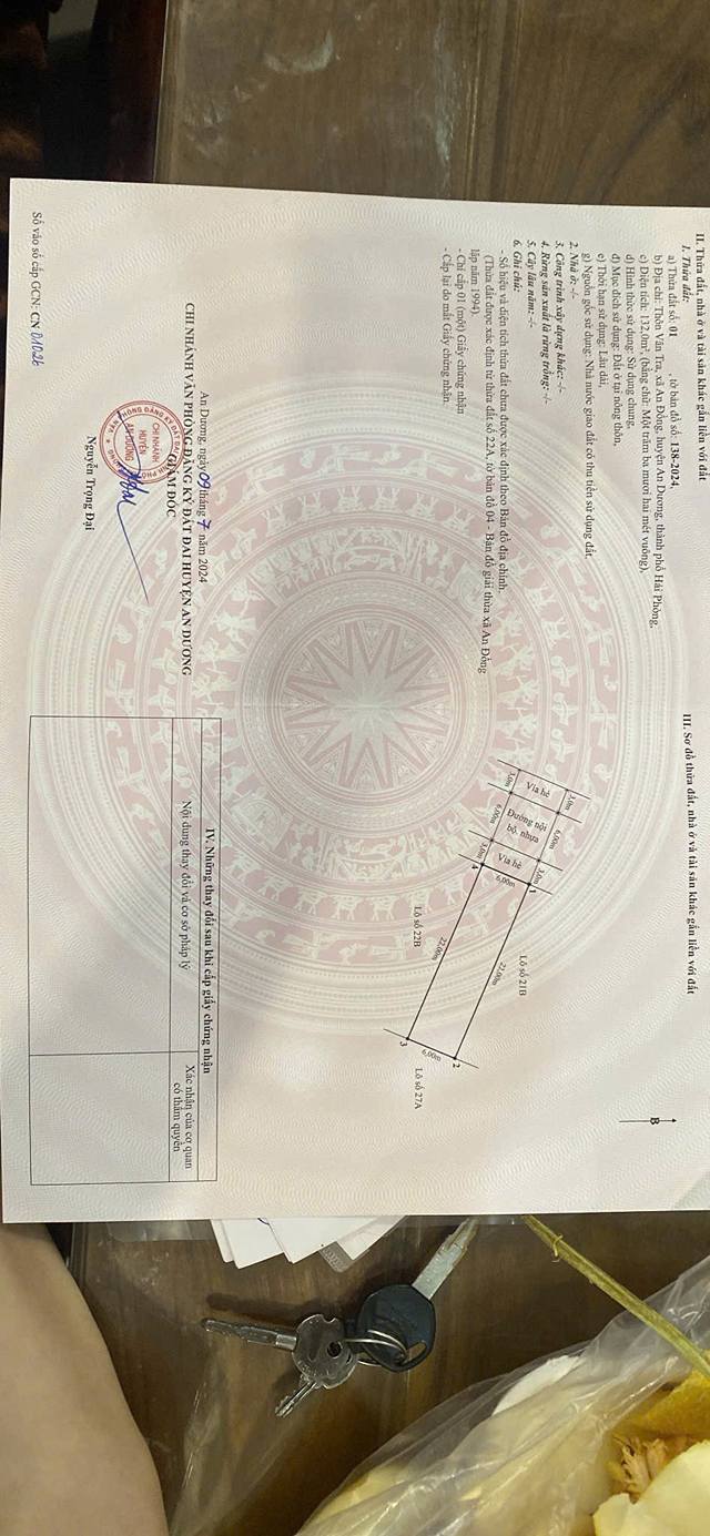 Đất nền Vân Tra An Đồng 132m² giá chỉ 3.564 tỷ - Đất phân lô đẹp, vuông vắn!