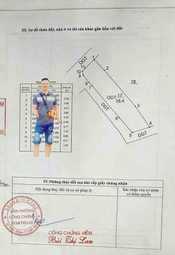 Đất bán ngõ Nguyễn Thái Học, Thái Bình 38.4m² giá 1 tỷ - Lô góc 3 mặt thoáng!